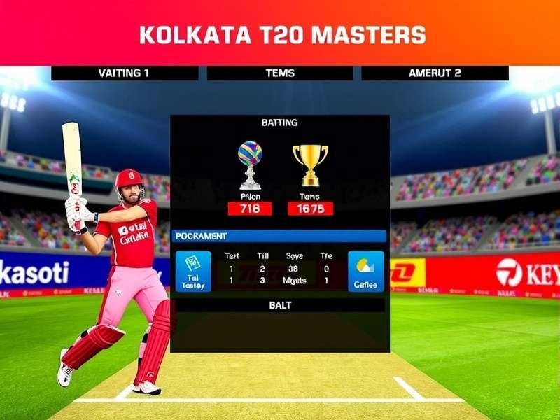 Kolkata T20 Masters gameplay screenshot